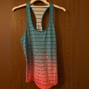 Zyia Havana tank blue and pink. Racerback. Like new excellent condition.